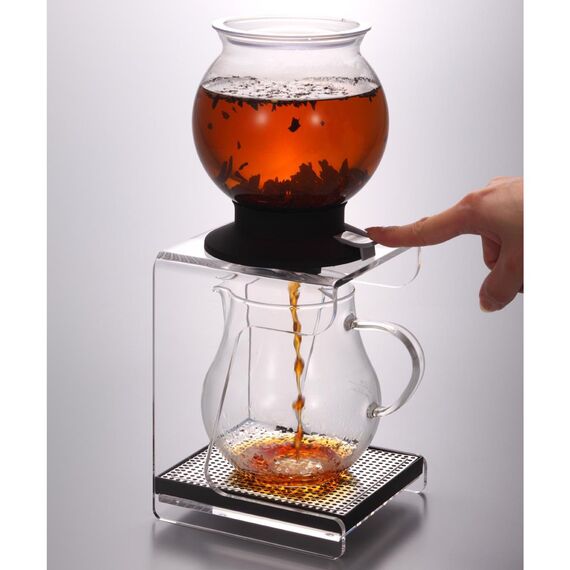 Hario Largo Tea Dripper Заварник с кнопкой 800 мл, фото , изображение 3