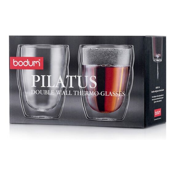Bodum 10484-10 Pilatus Набор термобокалов 250 мл 2 шт., фото , изображение 6 Bodum 10484-10 Pilatus Набор термобокалов 250 мл 2 шт., фото , изображение 6